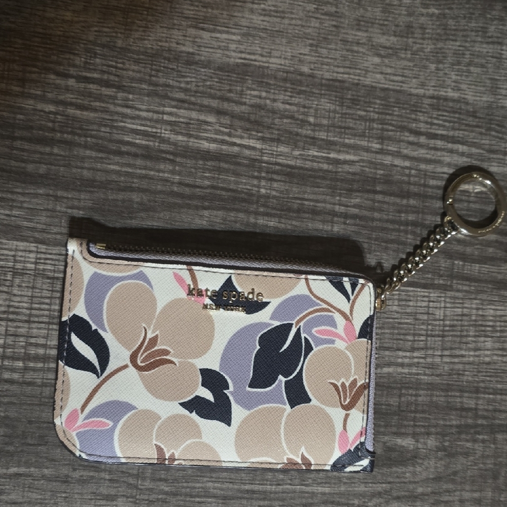Kate Spade Multicolor Floral Card Holder